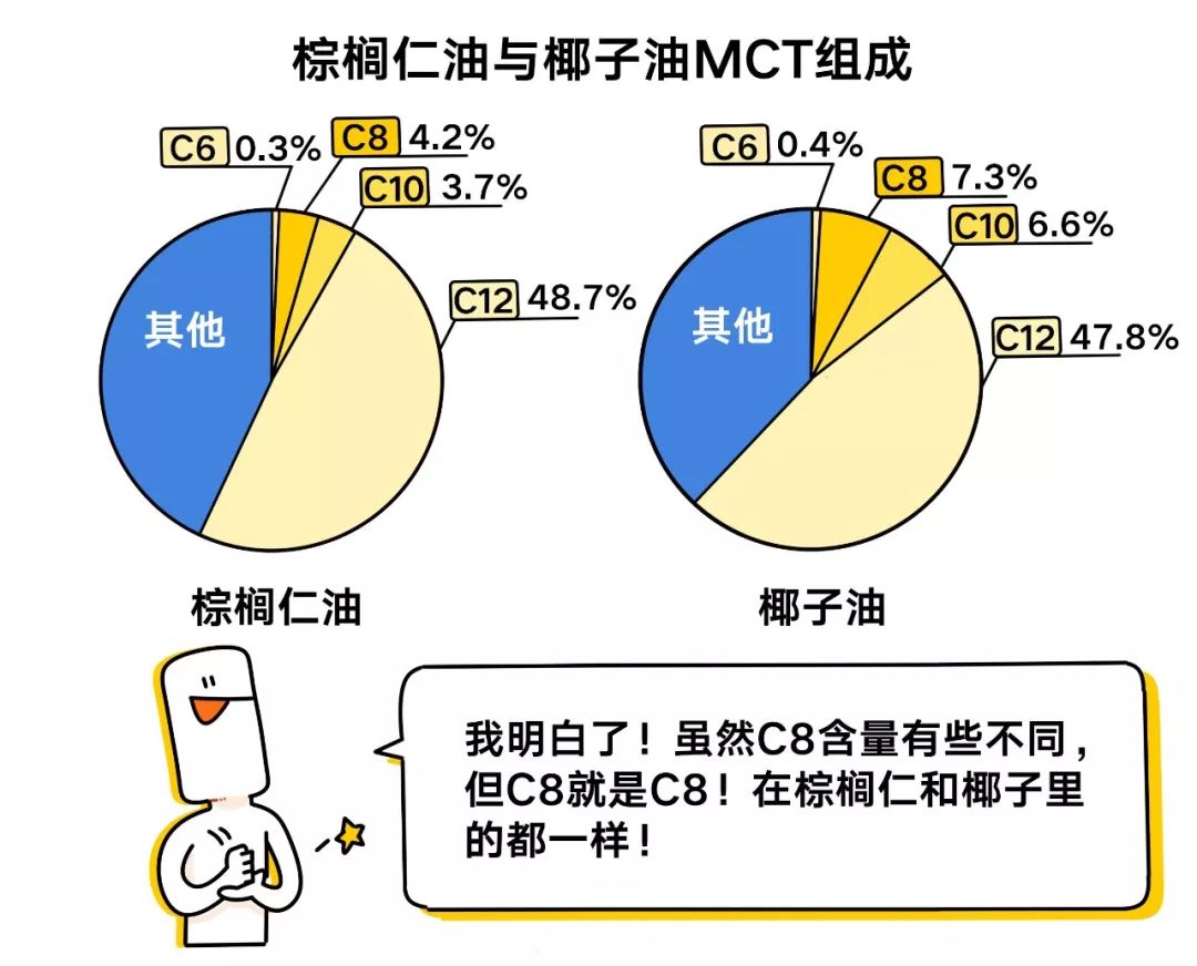 MCT有兩個來源，實際上是一個組成部分